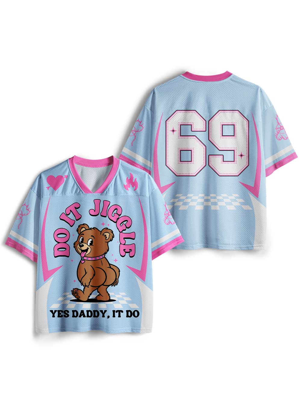 DO IT JIGGLE MESH JERSEY