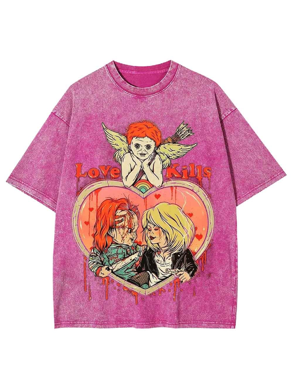 Love Kills Washed Tshirt