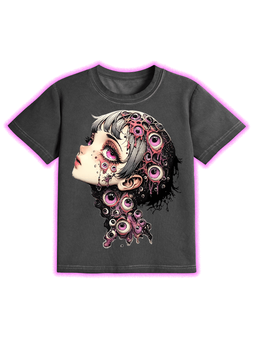 Eyes Of The Abyss Washed Slim Tshirt