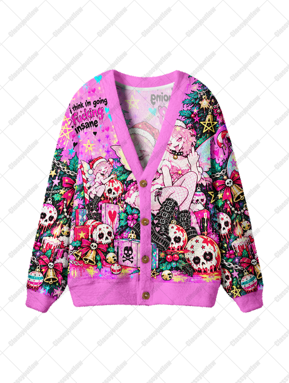 FUCKING INSANE UGLY CARDIGAN SWEATERS