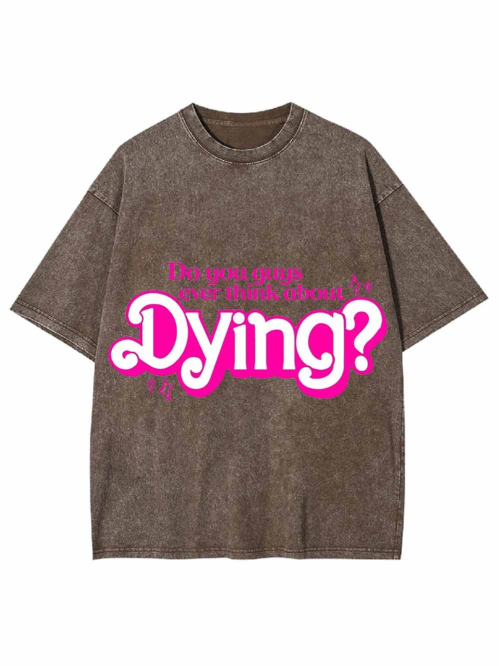 DYING WASHED TSHIRT