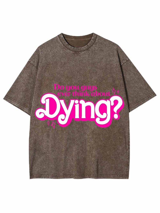 DYING WASHED TSHIRT