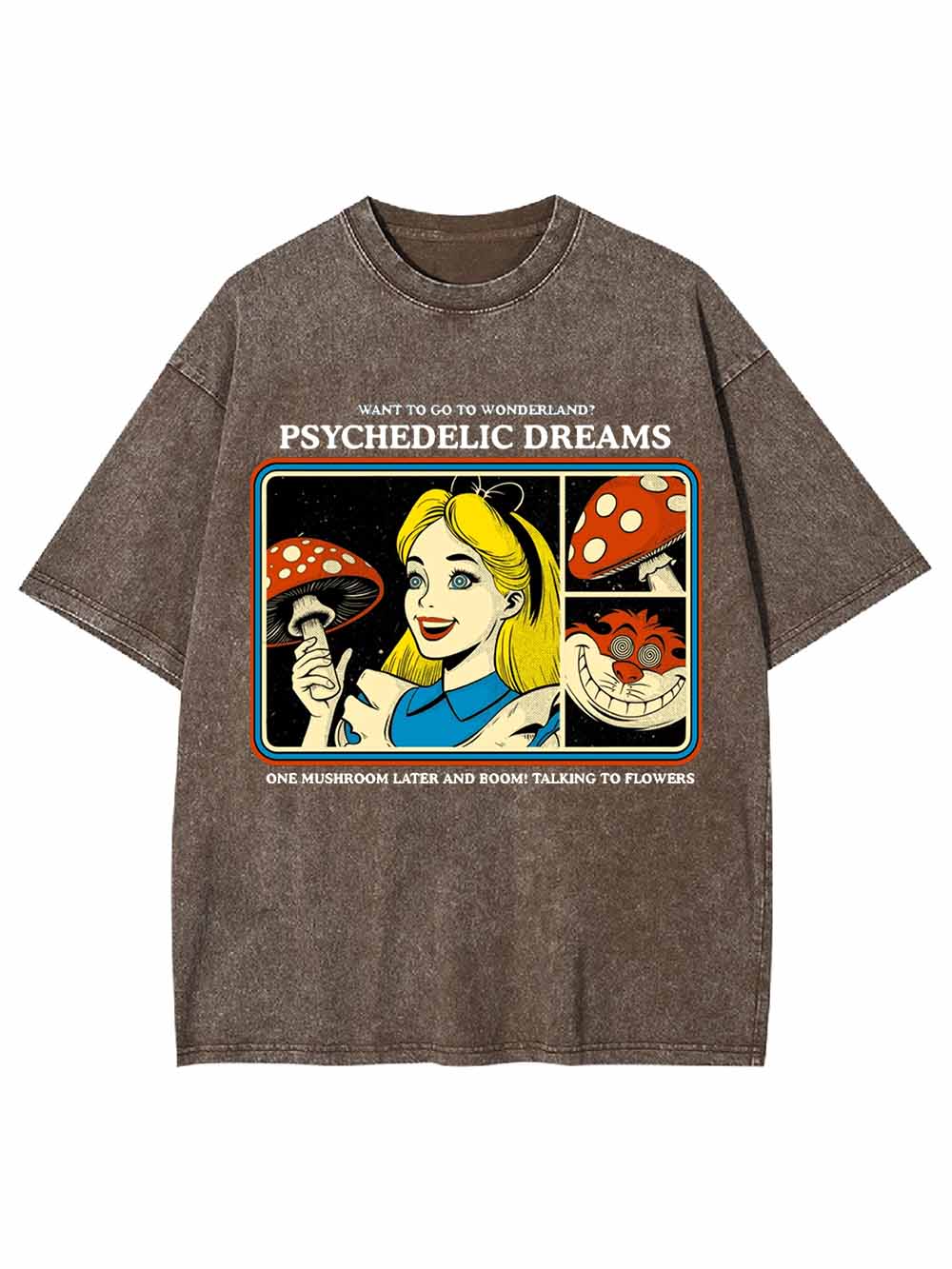 PSYCHEDELIC  DREAMS WASHED TSHIRT
