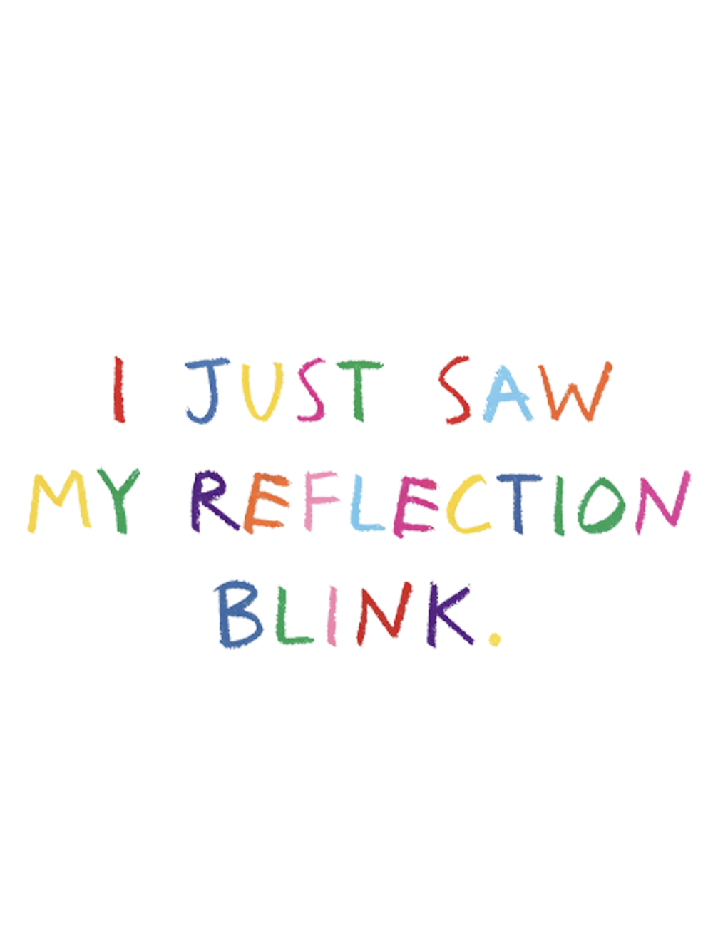 MY REFLECTION BLINK OFF SHOULDER TSHIRT