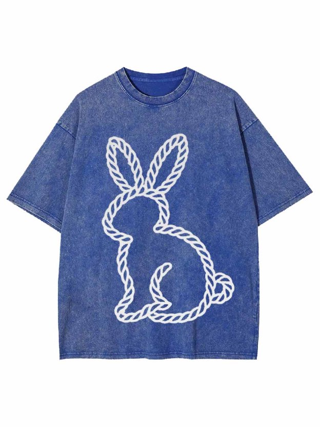 Knot Rabbit Washed Tshirt