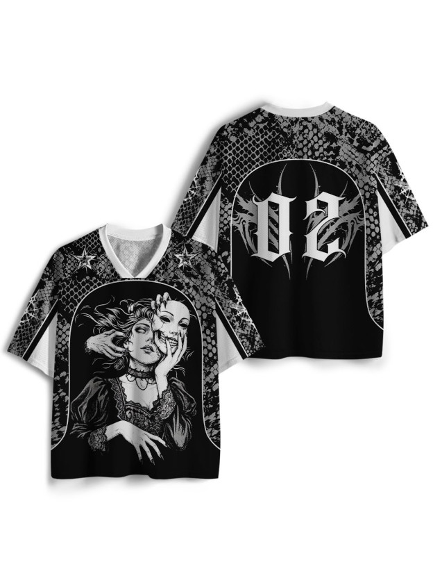 Desire Mask Girl Mesh Jersey