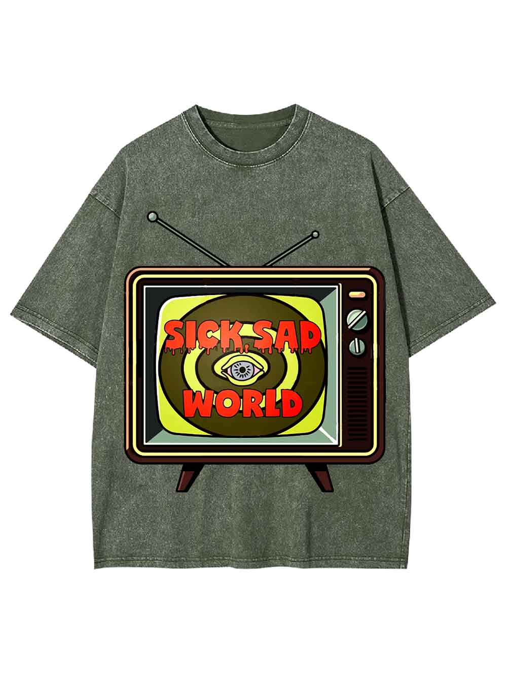 Sick Sad World Washed Tshirt