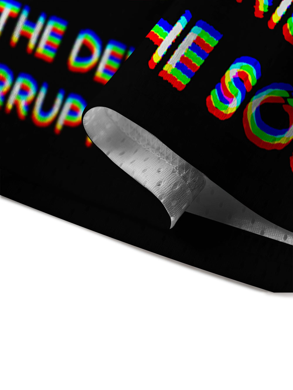 The devil's kiss corrupts the soul Mesh Jersey