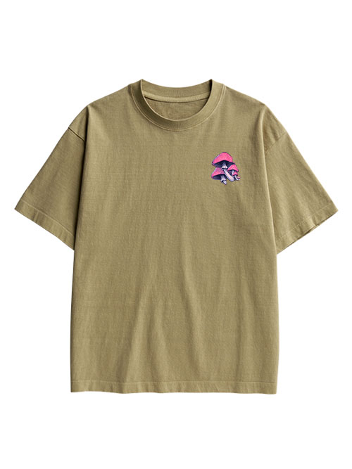 Fungal Reverie Double Sided Print Washed TShirt