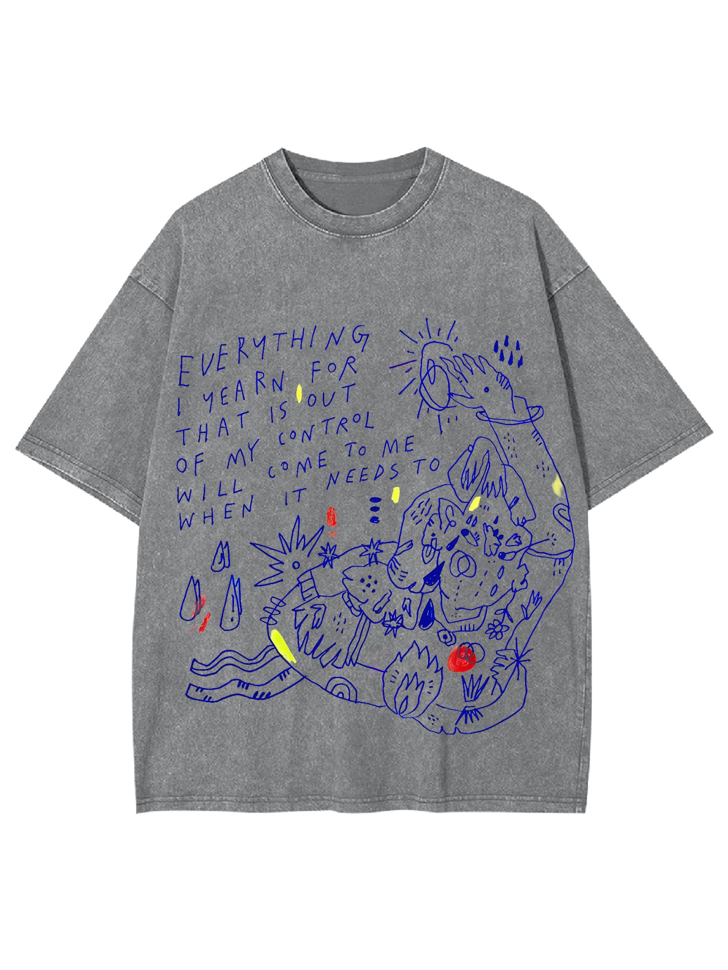 Craving Bitches Washed Tshirt-ClassyOutlaw