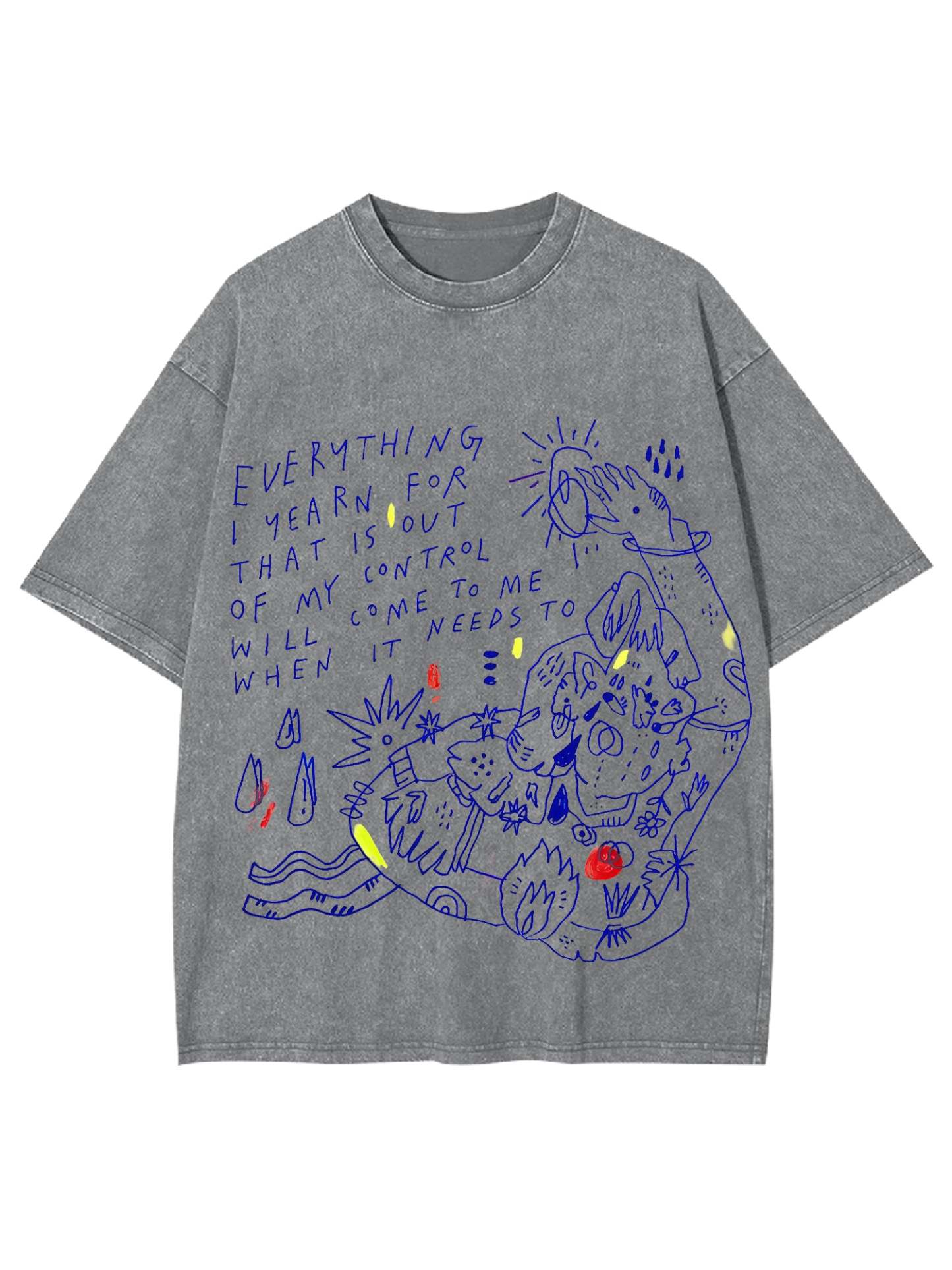 Craving Bitches Washed Tshirt-ClassyOutlaw