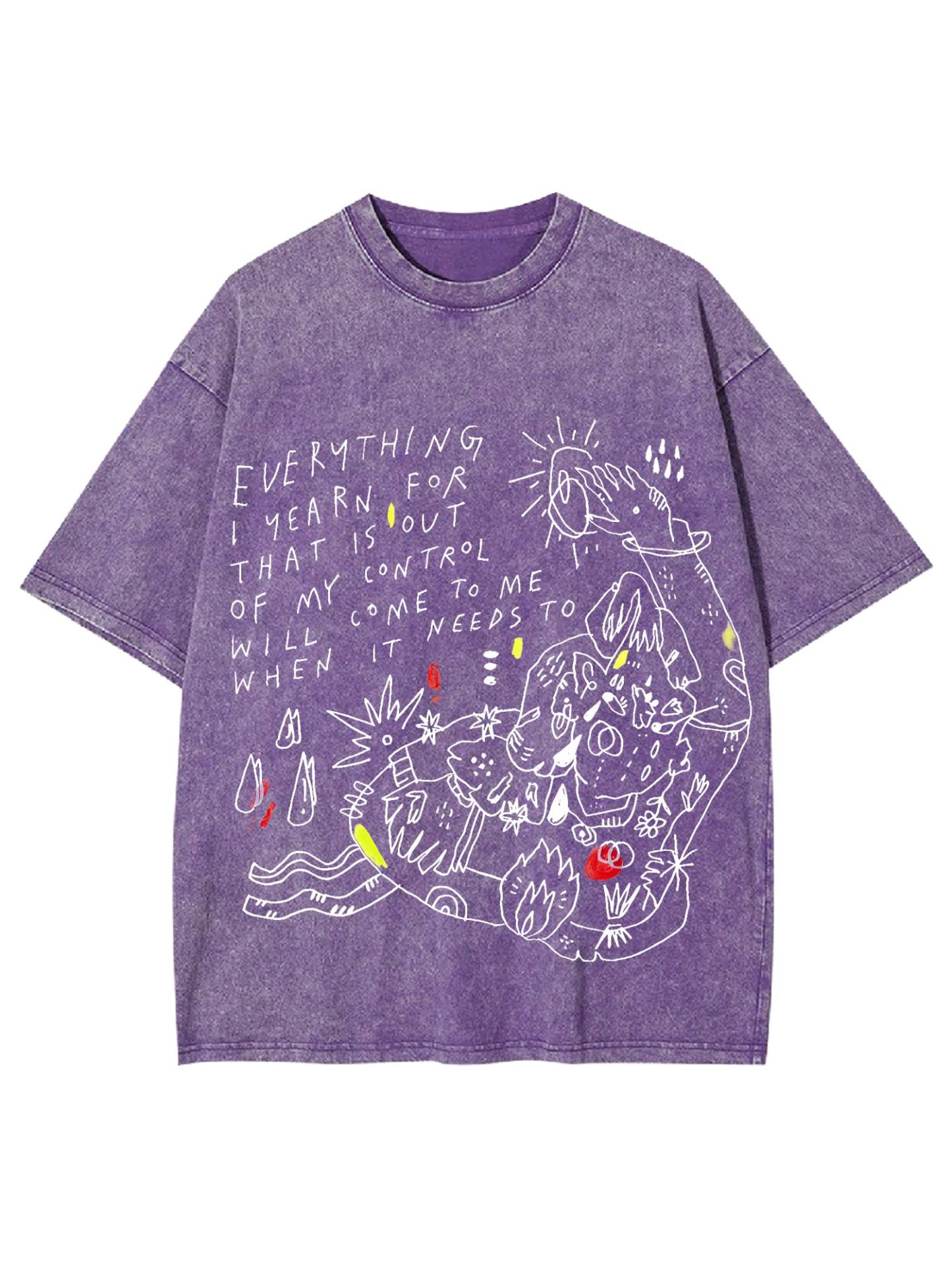 Craving Bitches Washed Tshirt-ClassyOutlaw