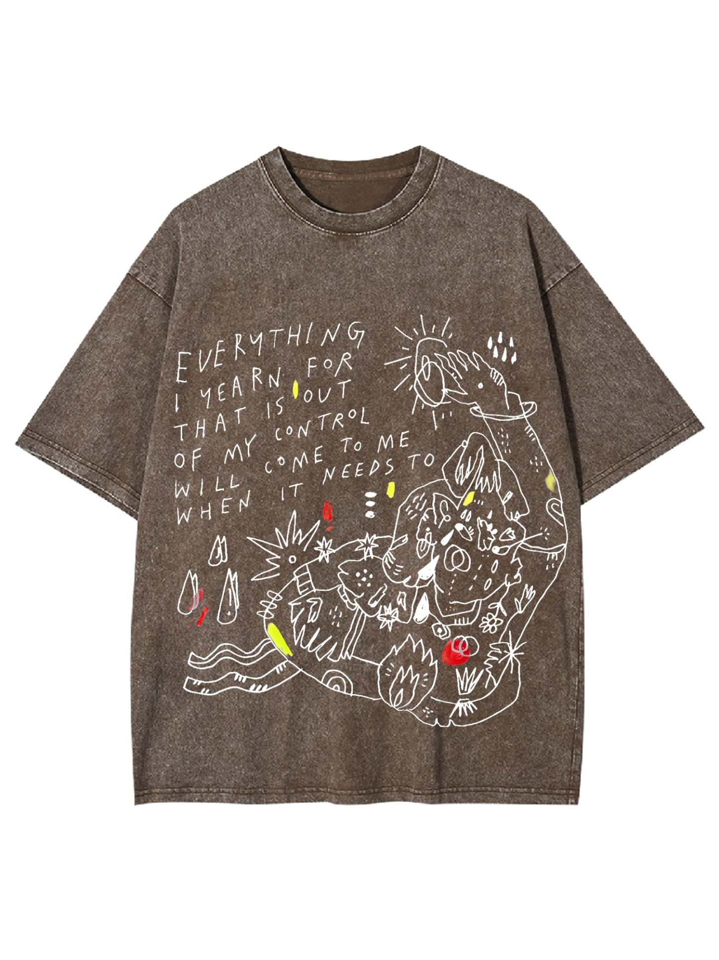 Craving Bitches Washed Tshirt-ClassyOutlaw