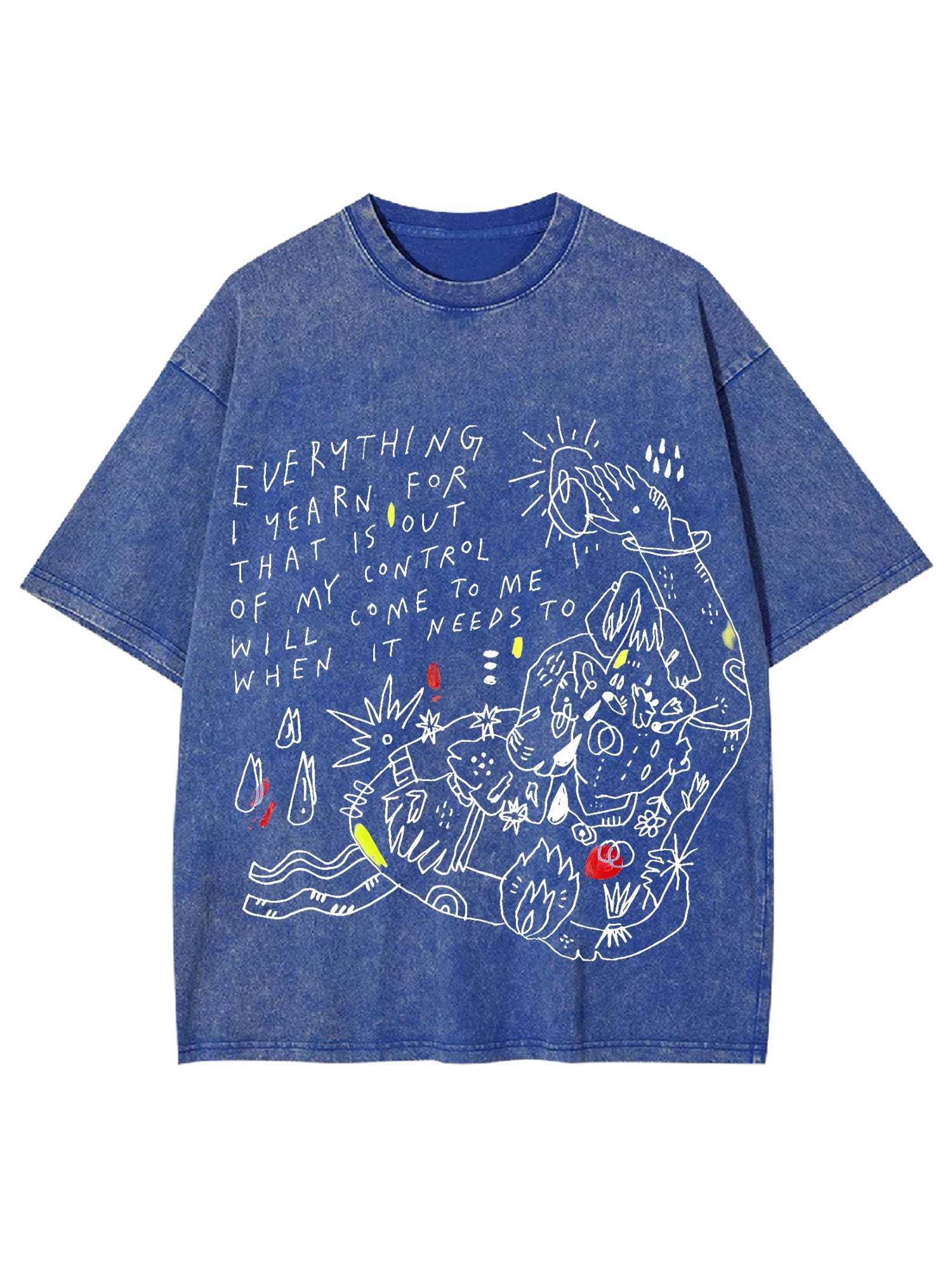Craving Bitches Washed Tshirt-ClassyOutlaw