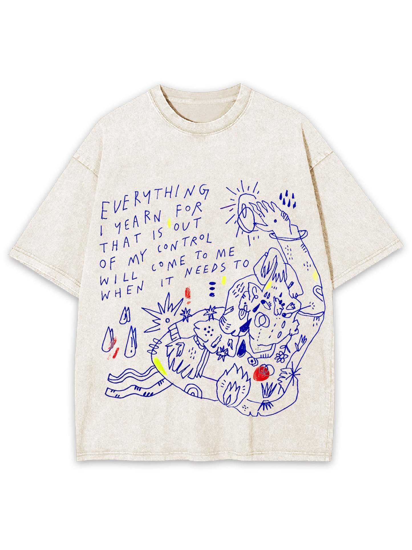 Craving Bitches Washed Tshirt-ClassyOutlaw