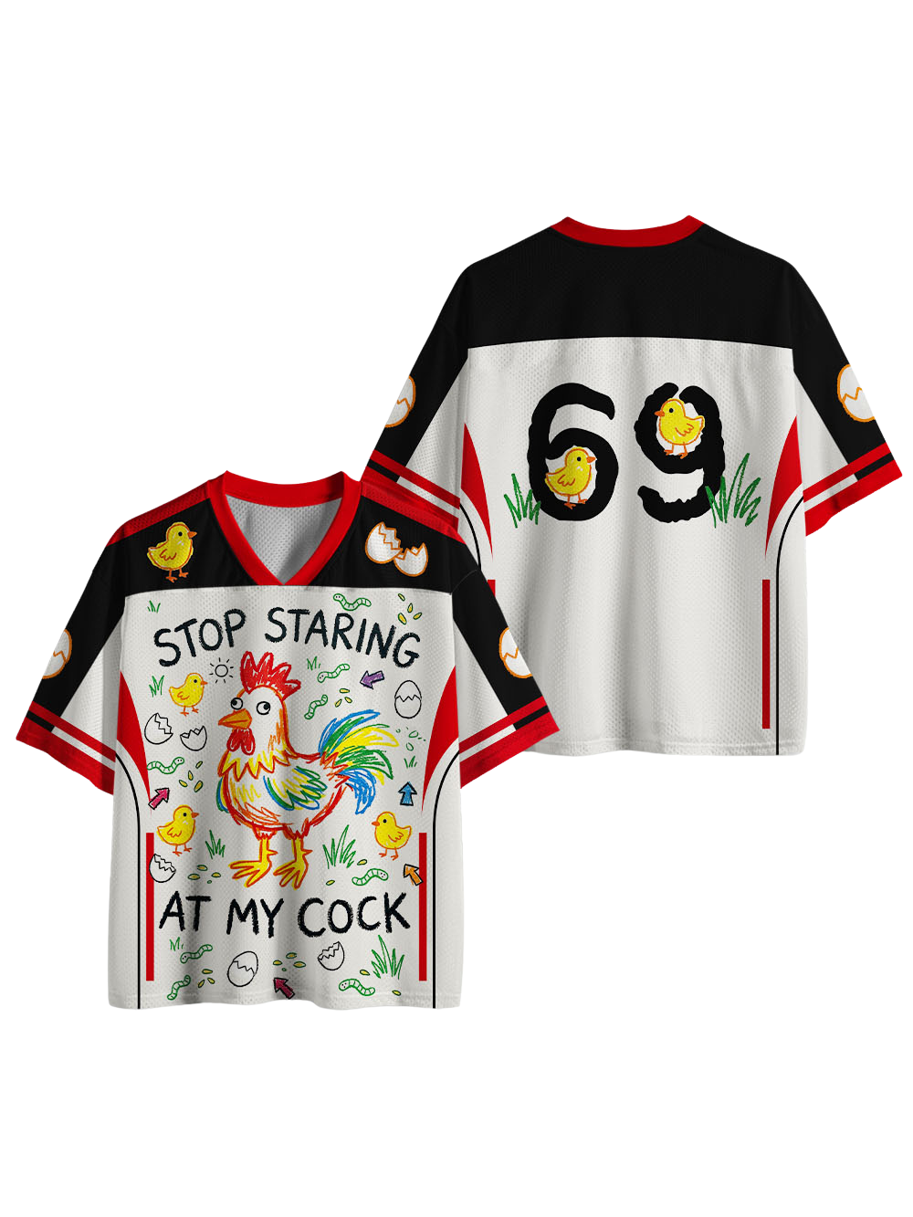 STOP STARING AT MY COCK MESH JERSEY