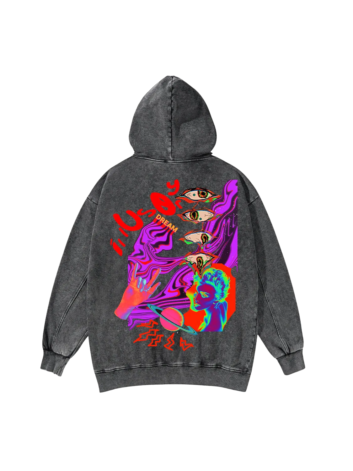 ILLUSORY WASHED HOODIE