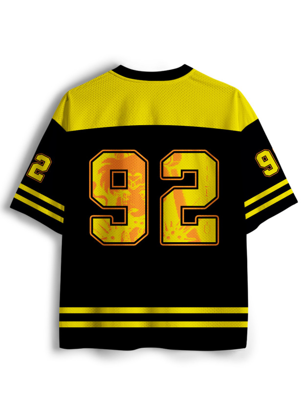 Punk Moon Washed Tshirt Mesh Jersey