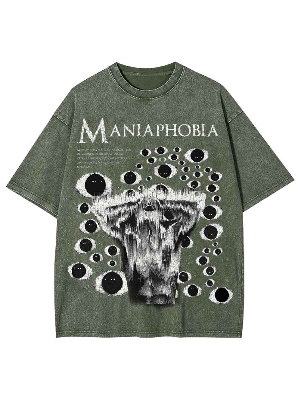 Maniaphobia Washed Tshirt