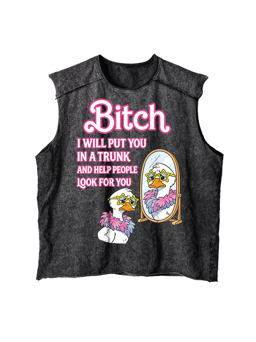 BITCH DISTRESSED TANK