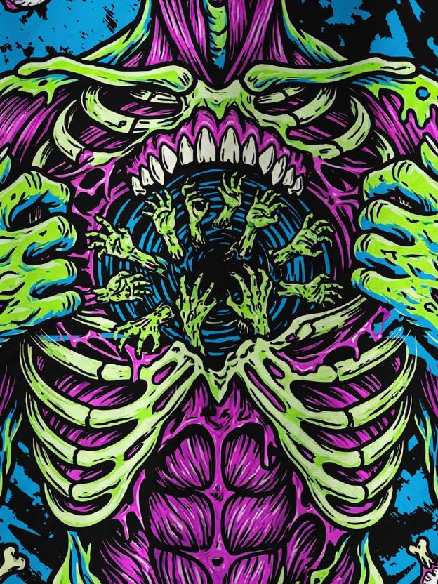 Bio‑Wave Anomaly Graphic T-shirt