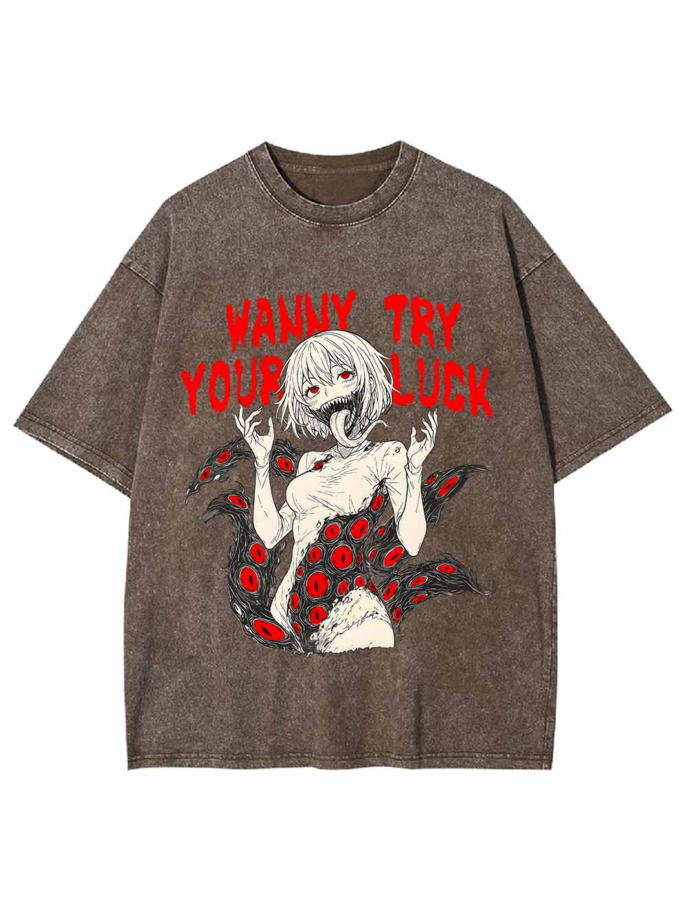 Wanna Try Your Luck Washed Tshirt