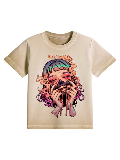 Masked Melancholy Washed Slim Tshirt