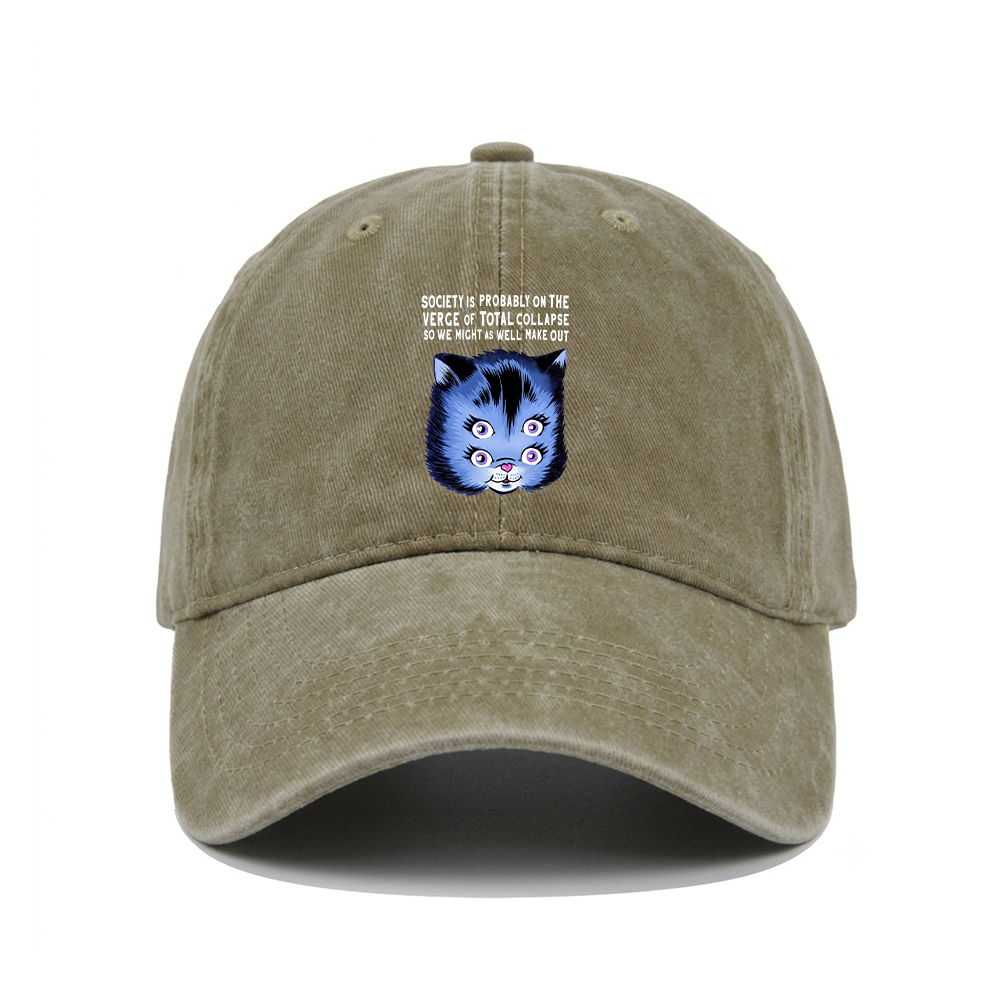 MAKE OUT WASHED VINTAGE BASEBALL CAP