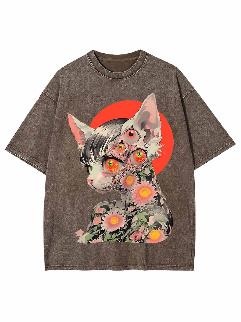 PSYCHEDELIC WASHED TSHIRT