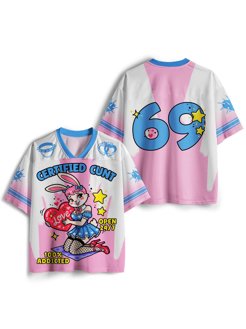 CERTIFIED CUNT MESH JERSEY