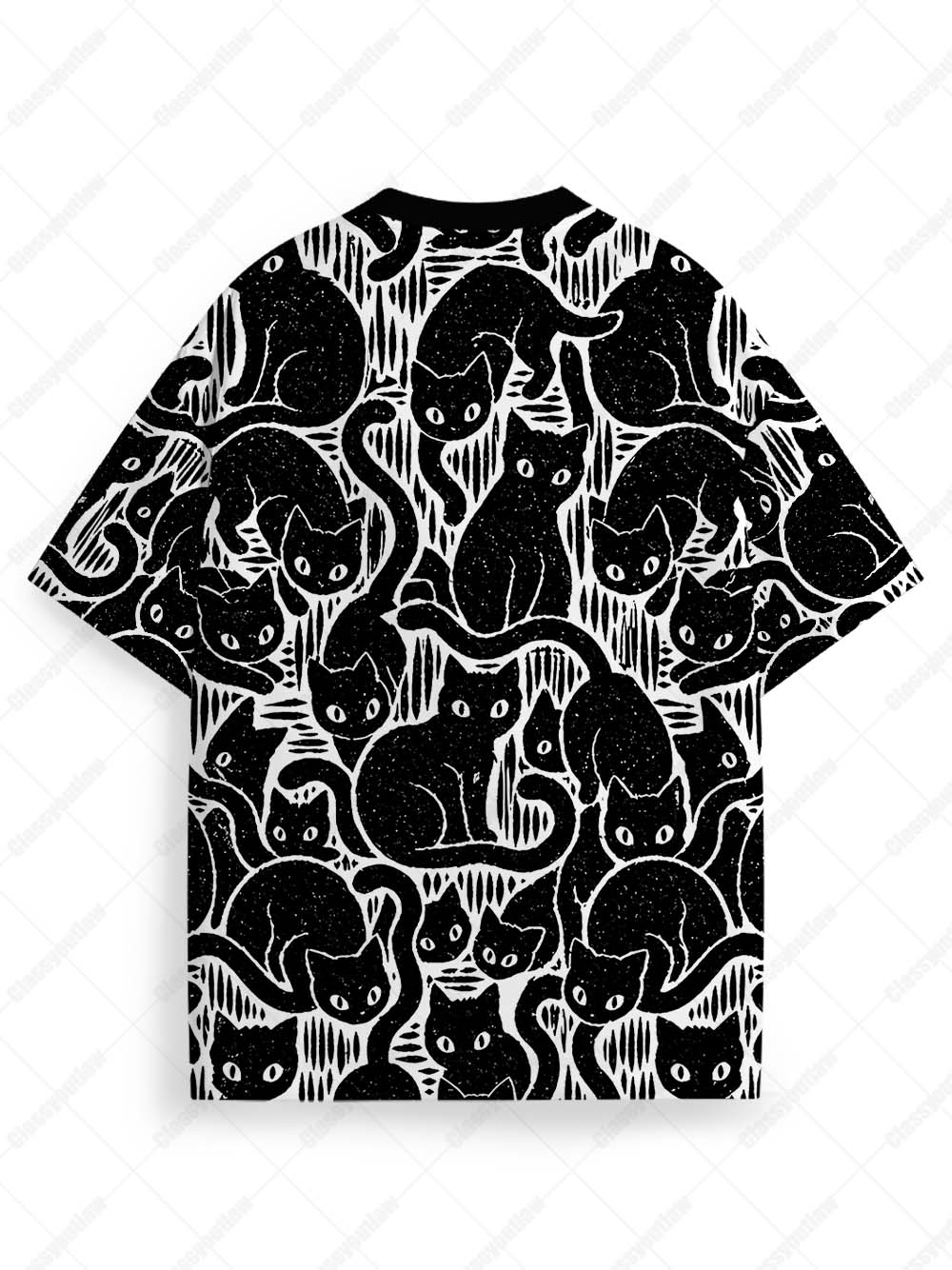 NIGHT STALKER Eco Oversized Graphic Tees