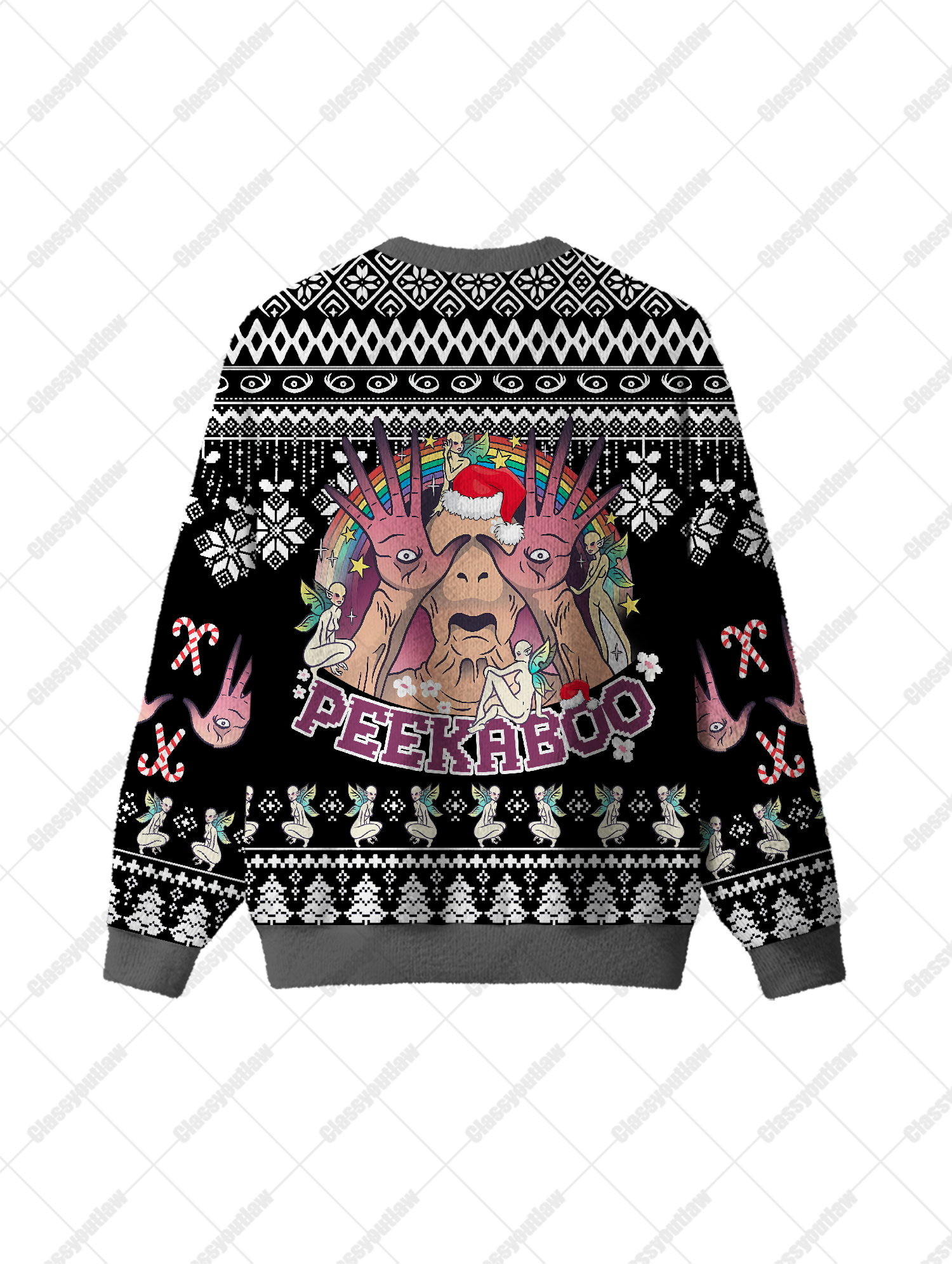 Peekaboo UGLY CHRISTMAS SWEATSHIRT