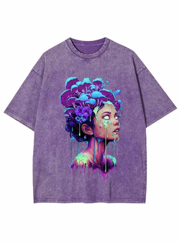 Dream Spore Goddess Washed Tshirt