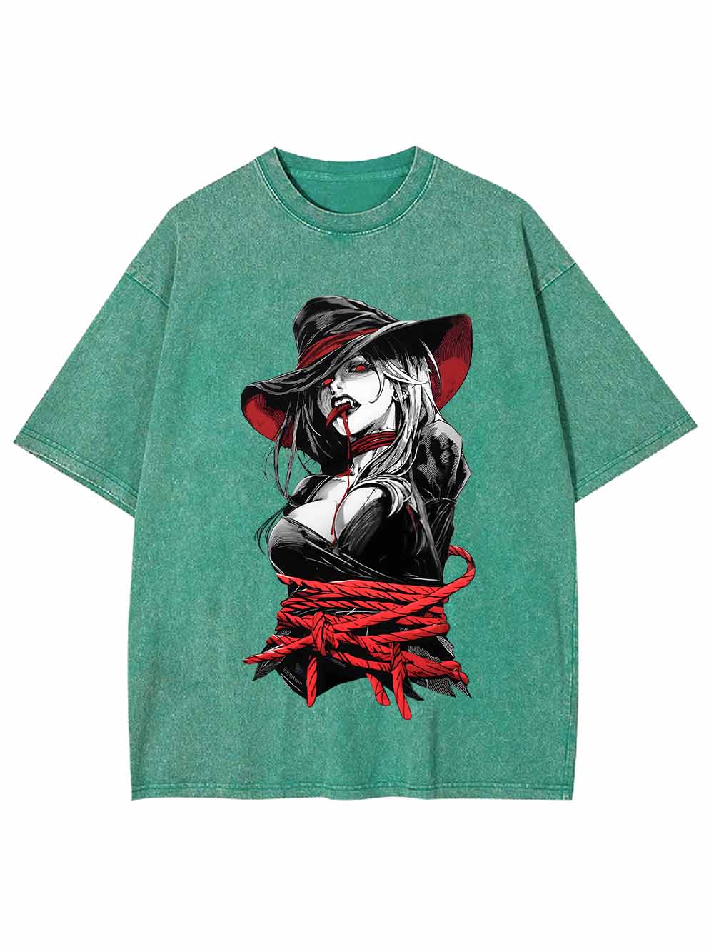 Tie Up Witch Washed Tshirt