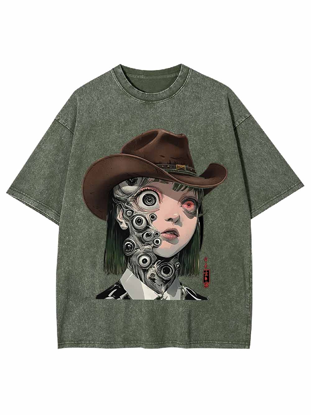 Cyber Cowboy Washed Tshirt