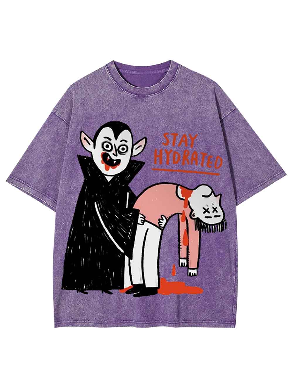 Stay Hydrated Washed Tshirt