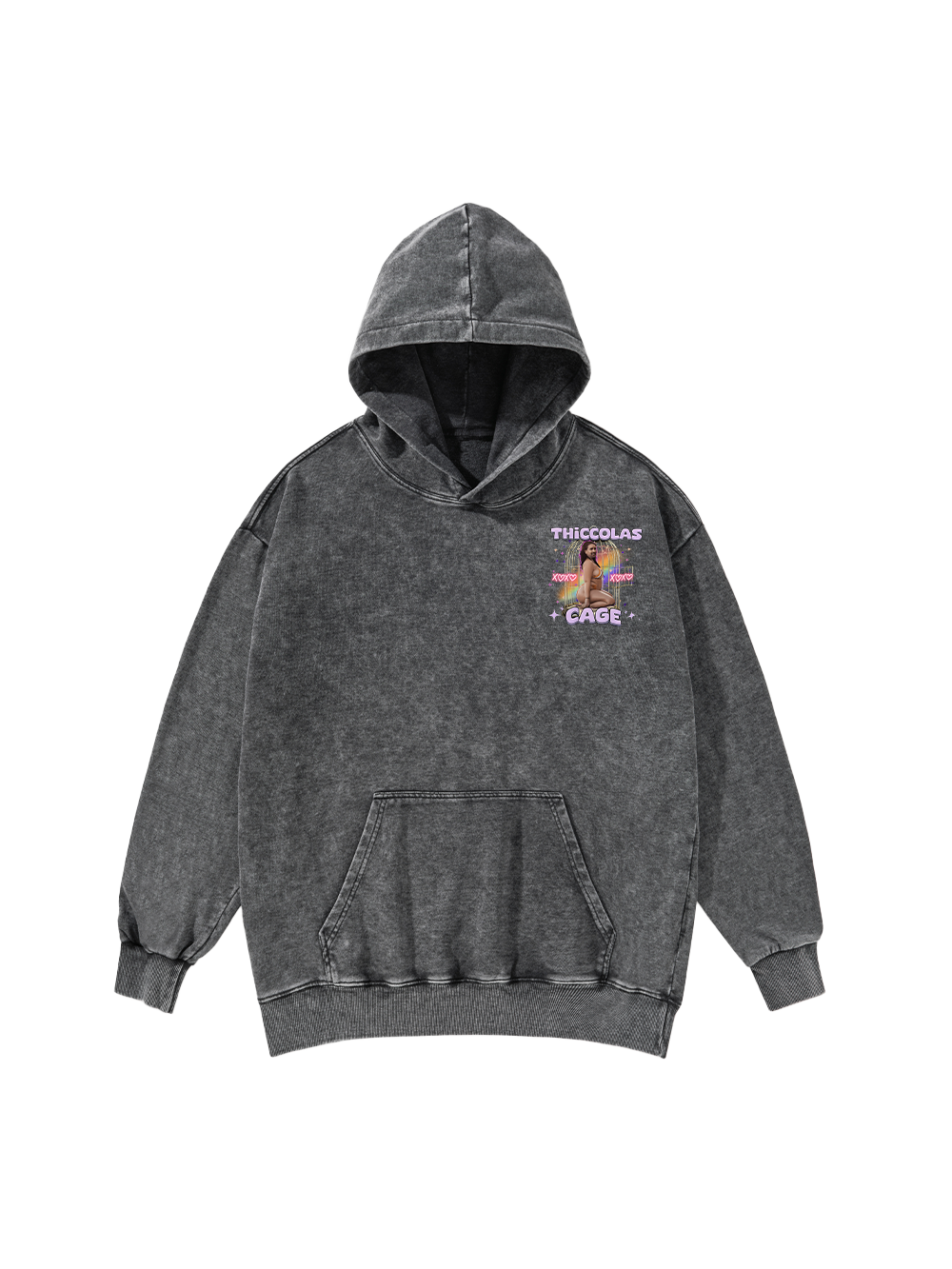 THICCOLAS CAGE WASHED HOODIE