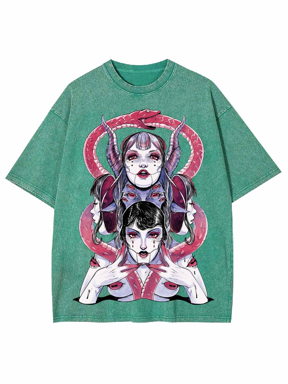 Serpent Siren Washed Tshirt