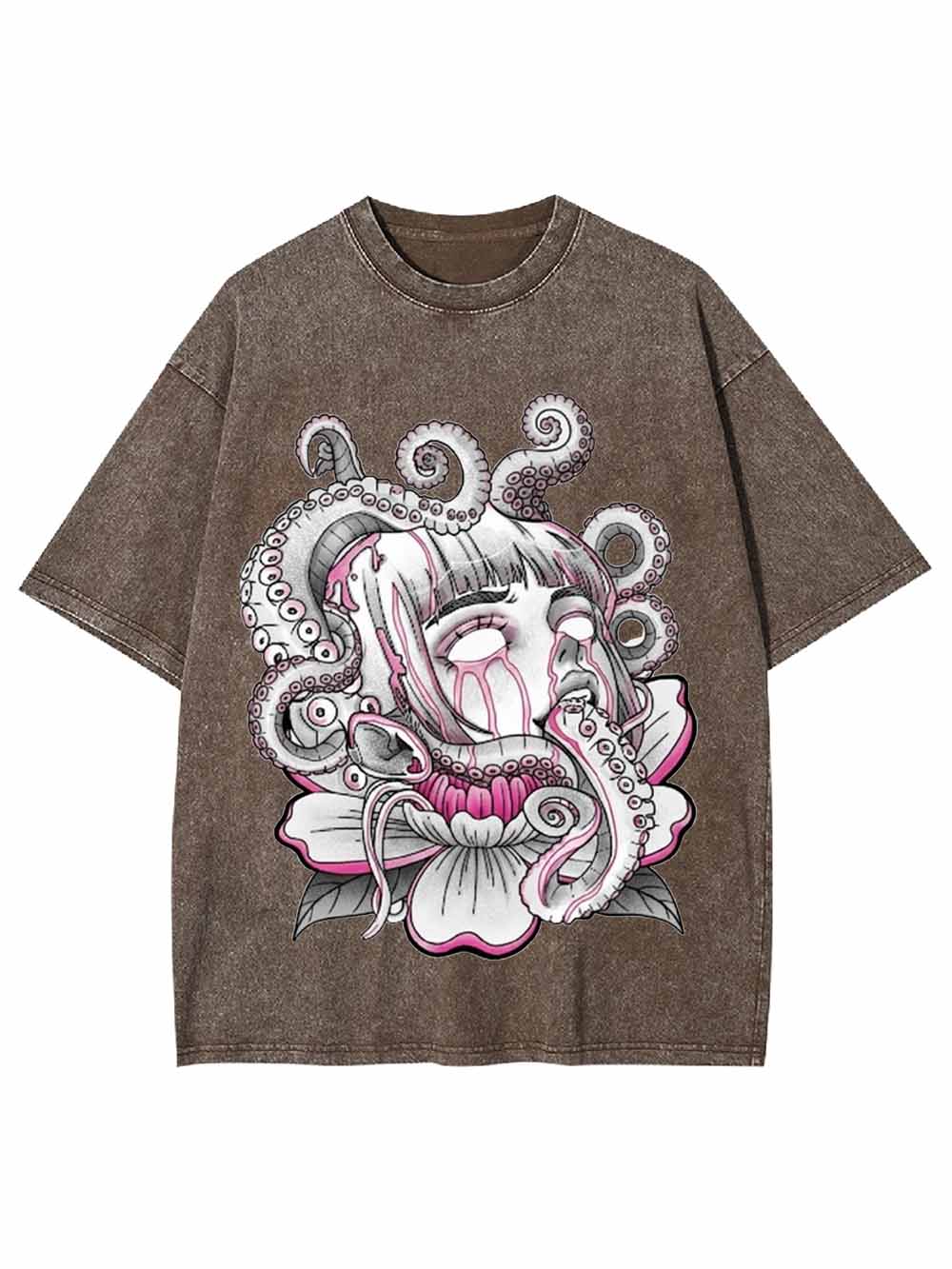 Tentacle Flower Dream Washed Tshirt