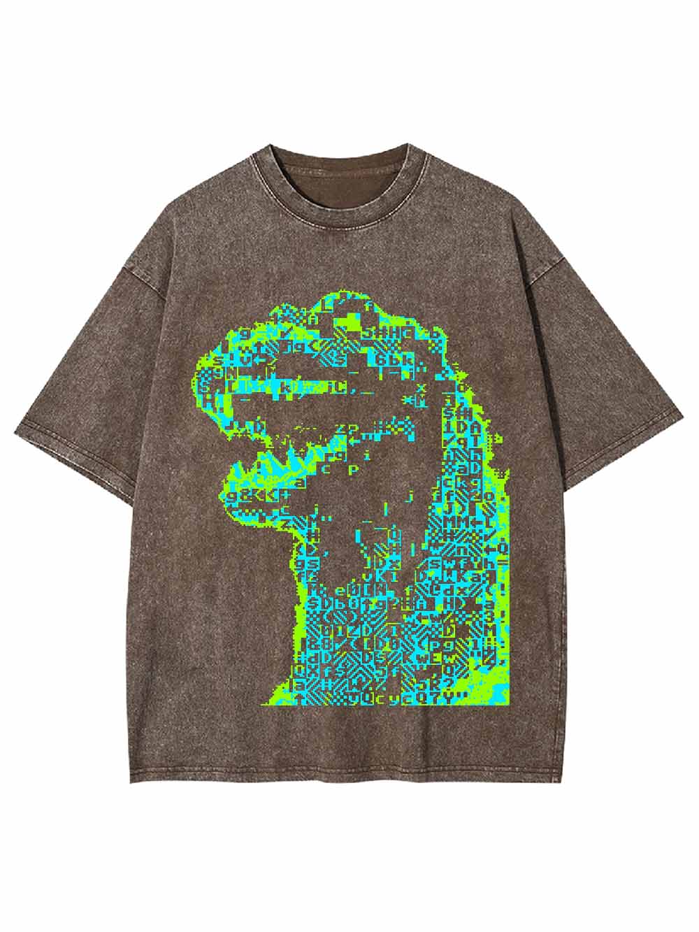 Neon Tyrannosaurus Washed Tshirt