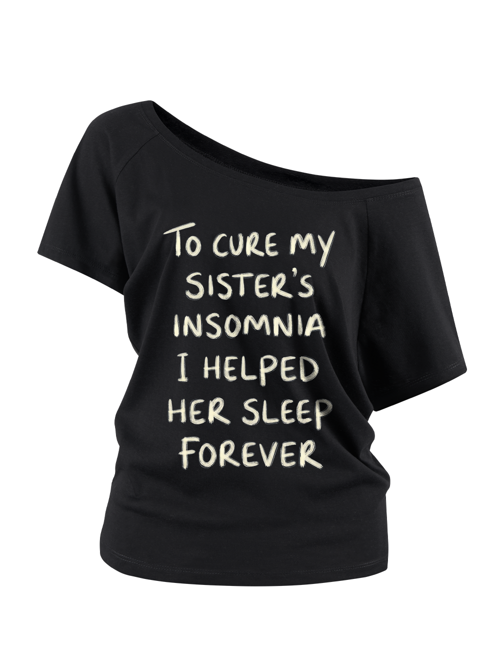 SISTER INSOMNIA OFF SHOULDER TSHIRT