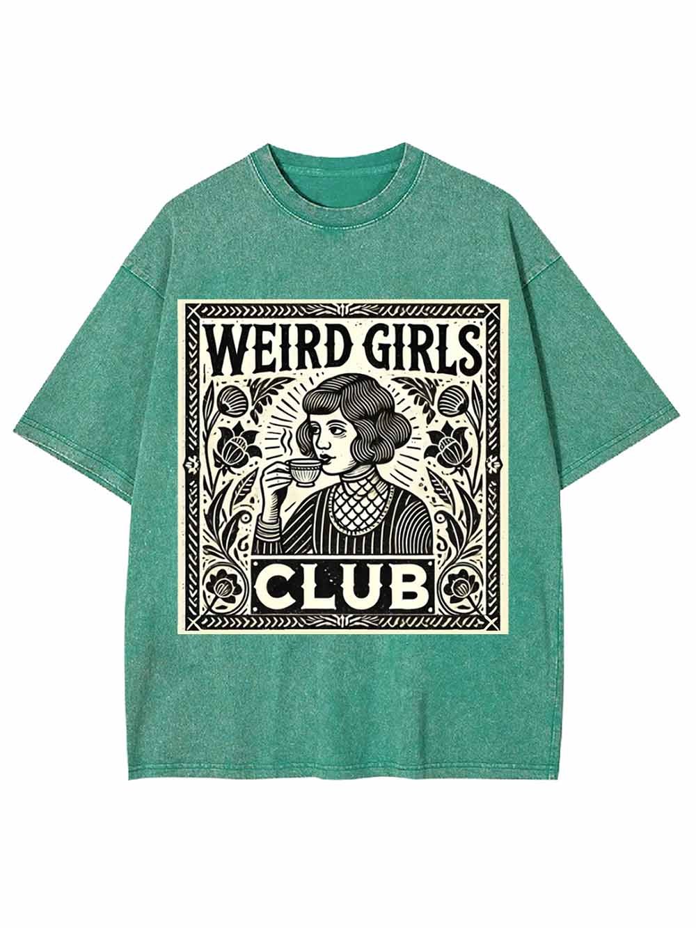 WEIRD GIRLS CLUB WASHED TSHIRT