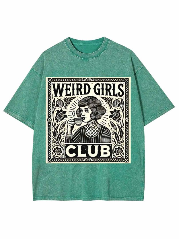 WEIRD GIRLS CLUB WASHED TSHIRT