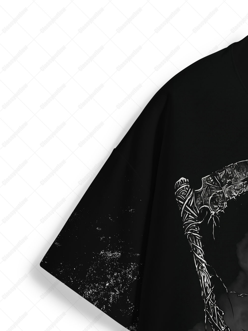GRIM REAPER THRONE ECO OVERSIZED GRAPHIC TEES