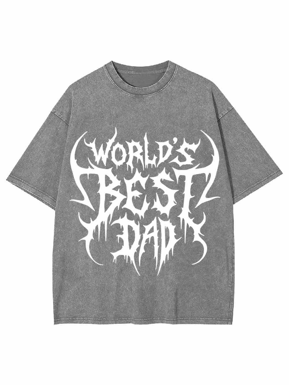 World's Best Dad Washed Tshirt