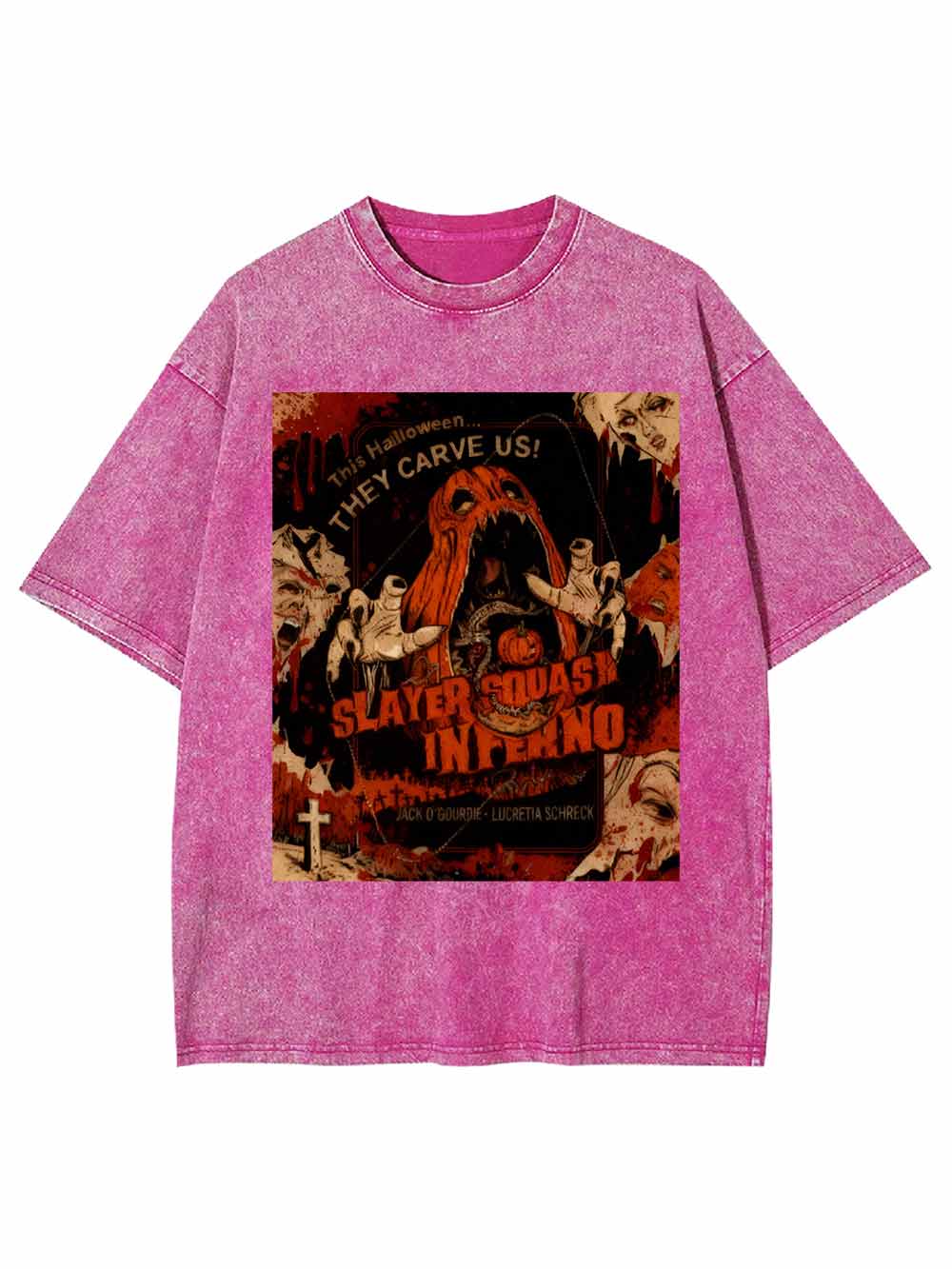 Slayer Squash Inferno Washed Tshirt
