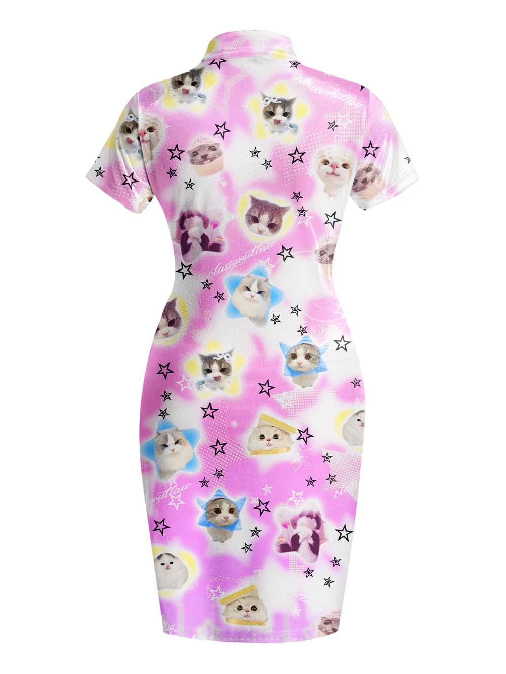 STAR KITTEN QIPAO MINI DRESS
