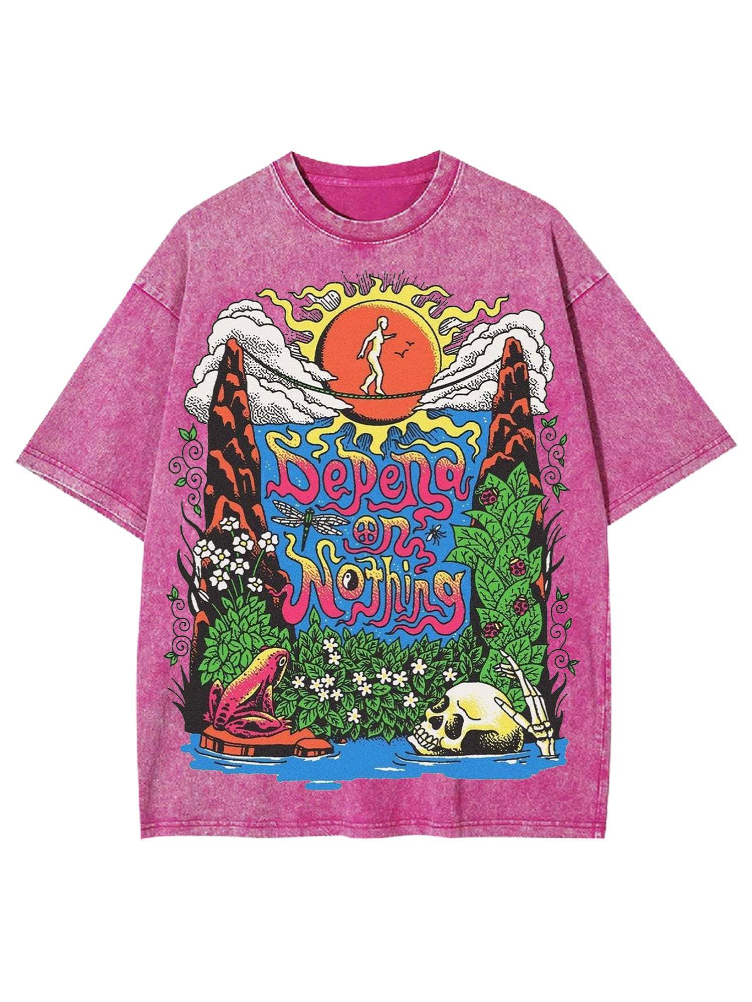 Depend On Nothing Washed Tshirt