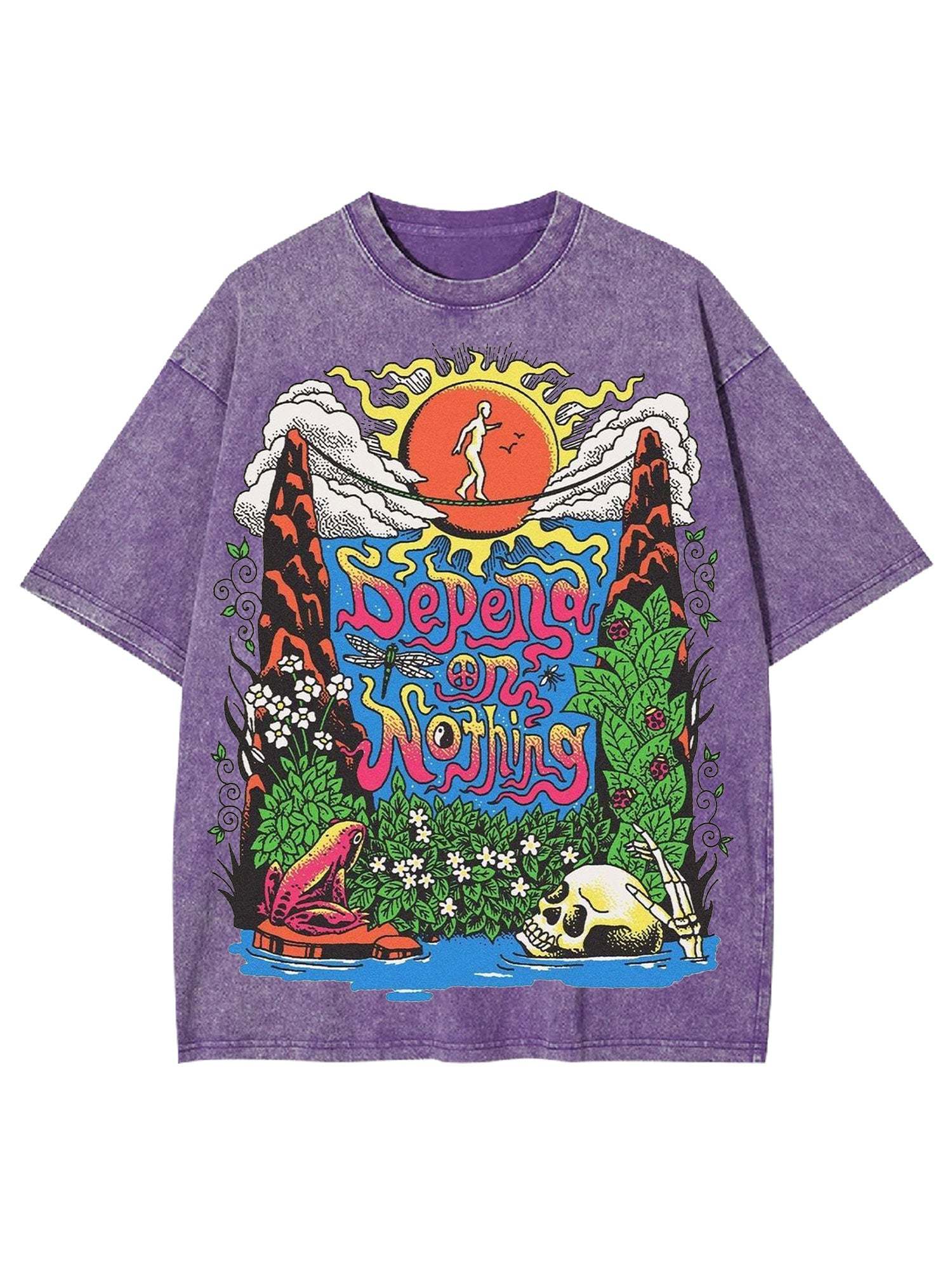 Depend On Nothing Washed Tshirt
