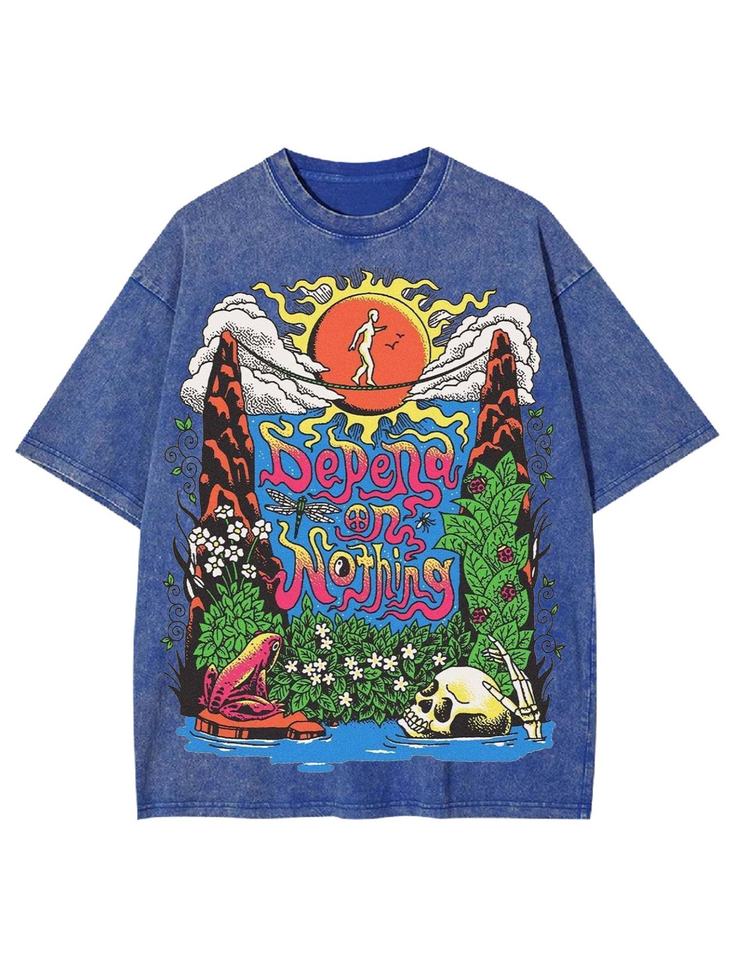 Depend On Nothing Washed Tshirt